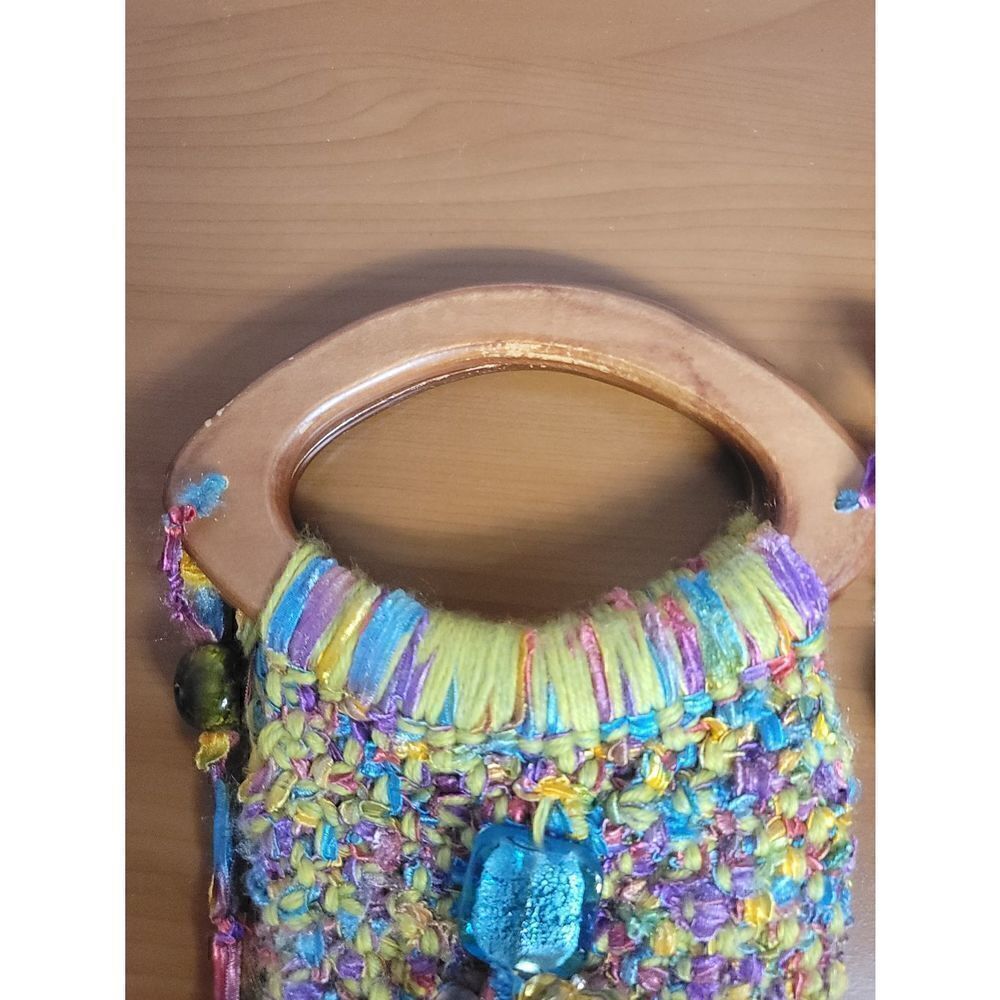 Multicolored Handmade Handbag #A67   - Picture 3 of 9